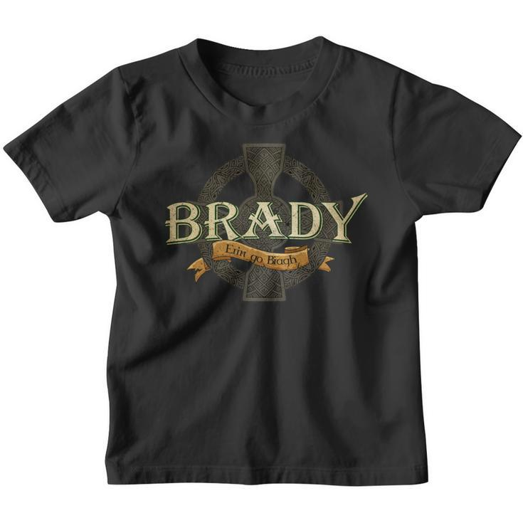 Brady Irish Surname Brady Irish Family Name Celtic Cross Youth T-shirt