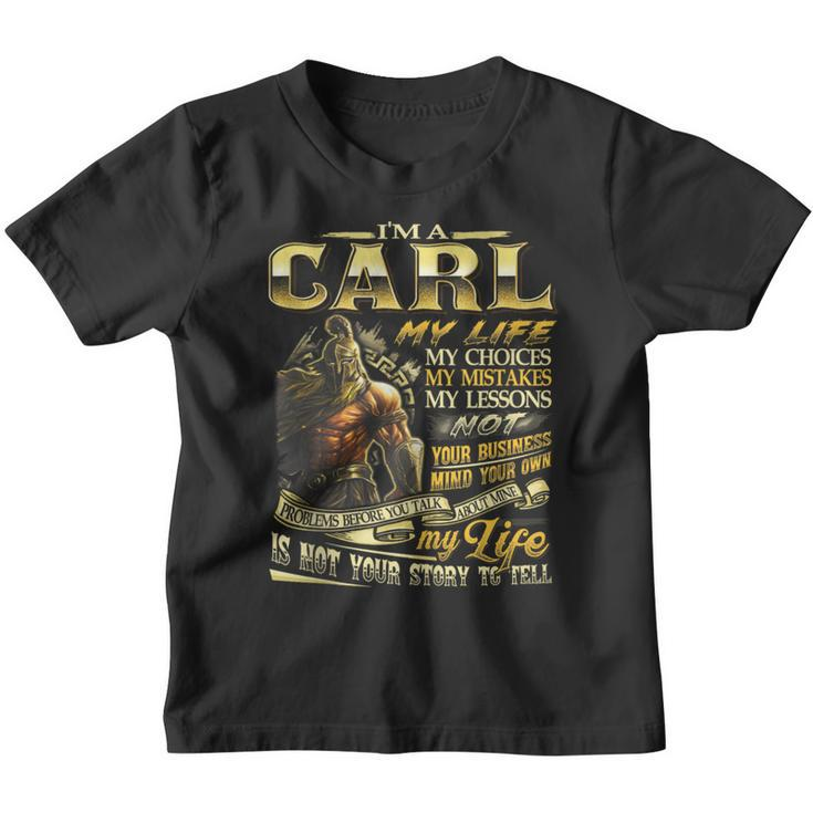 Carl Family Name Carl Last Name Team Youth T-shirt