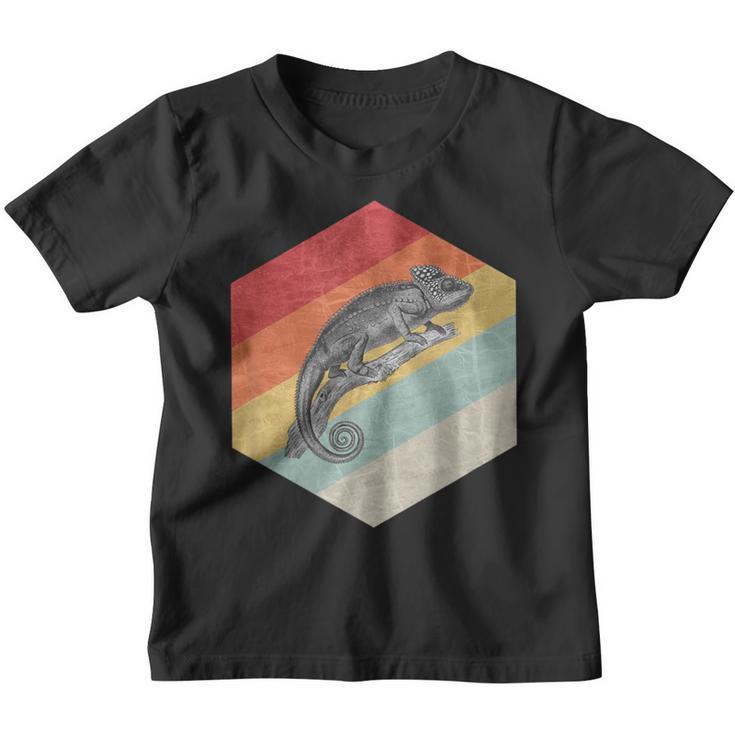 Chameleon Chameleon Retrointage Lizard Kinder Tshirt