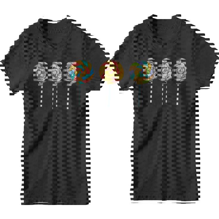 Chupetín De Remolino Lindo Remolino De Caramelos Arco Iris Camiseta niño