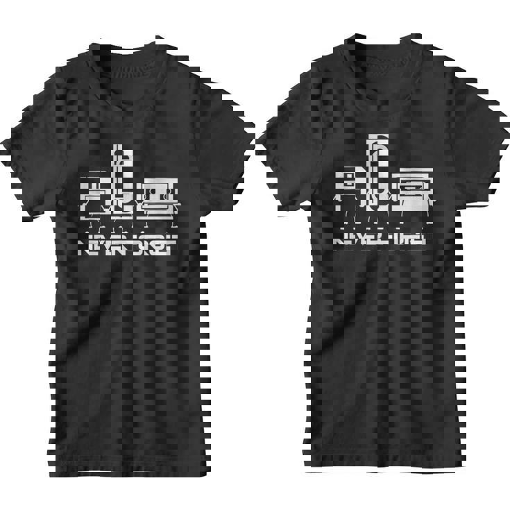 Cinta De Cassette De Audio Never Forget Camiseta niño