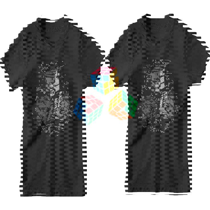 Cool Math Rubik Rubix Rubics Jugador Cubo Matemáticas Amantes Camiseta niño