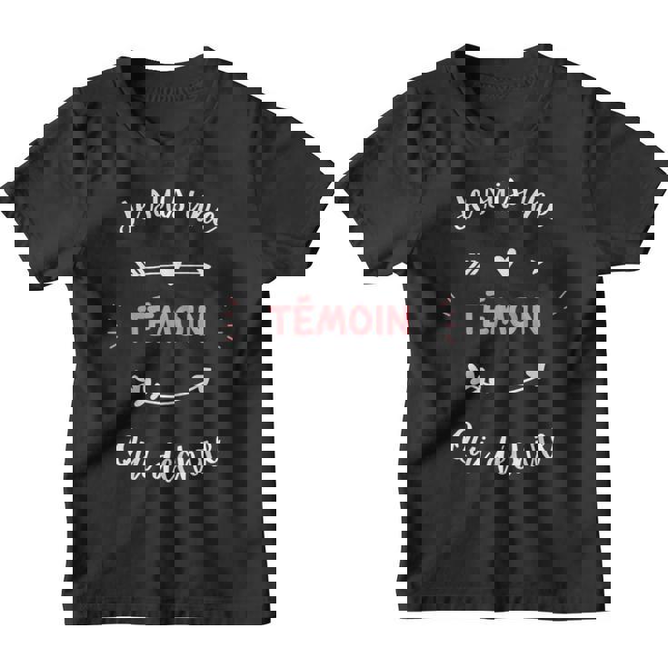 Copine Mariage Meilleure Amie Témoin De La Mariée Youth T-shirt