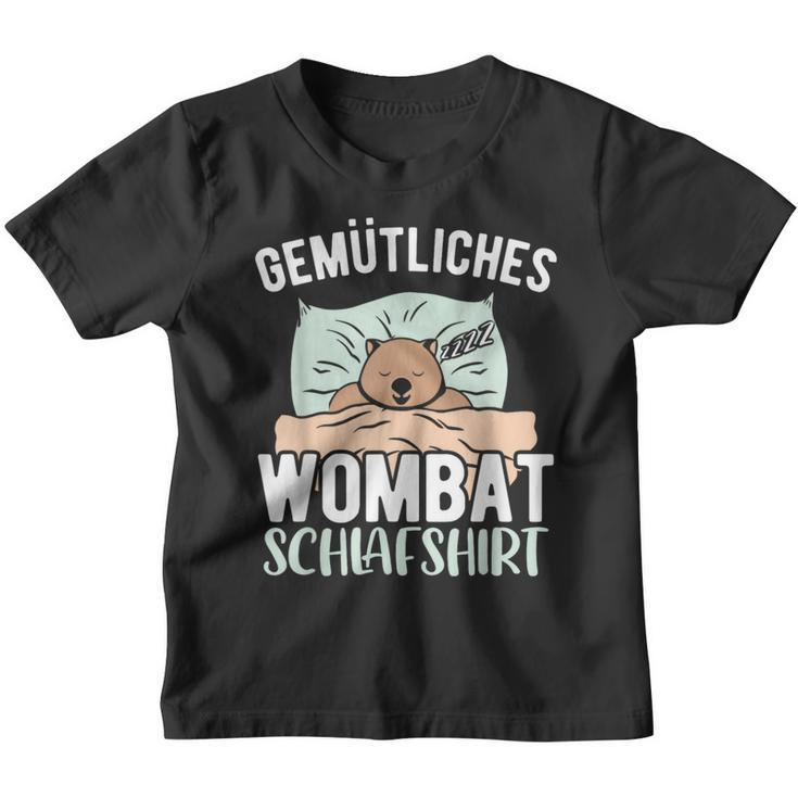 Cosy Wombat Sleep Wombat Kinder Tshirt