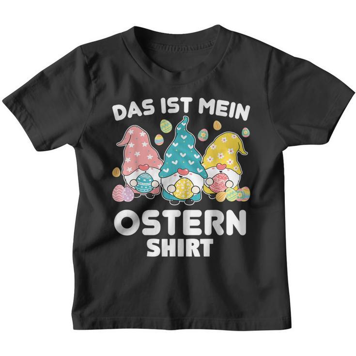 Das Ist Mein Ostern Easter Gnome Kinder Tshirt