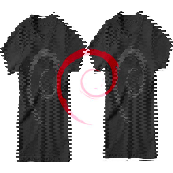 Debian Spiral Logo Os Open Source Pour Les Amoureux De Linux Youth T-shirt
