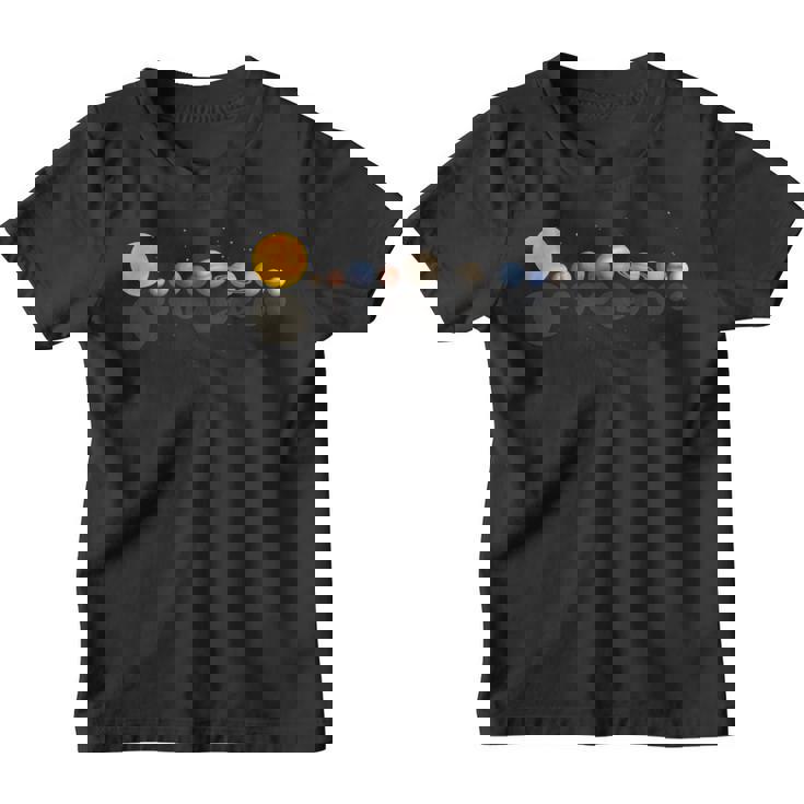Del Sistema Solar Que Refleja Los Planetas Camiseta niño