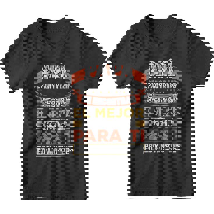 Día Del Padre Papá Hija Hijo Regalo Padre Camiseta niño