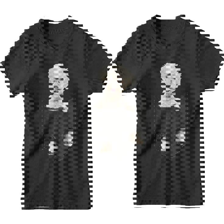 Divertido Bichón Frisé En Tu Bolsillo Para Los Amantes De Los Perros Bichon Frise Camiseta niño