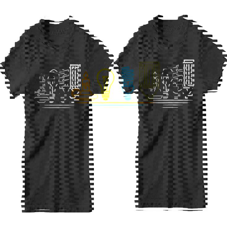 Eléctrico Ingeniero Iluminación Electricidad Electricista Camiseta niño