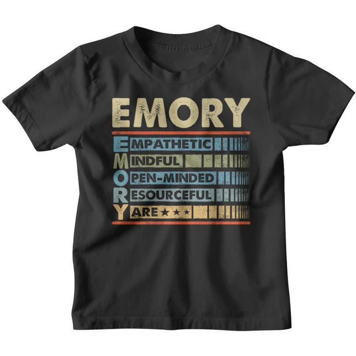 Emory Family Name Emory Last Name Team Youth T-shirt