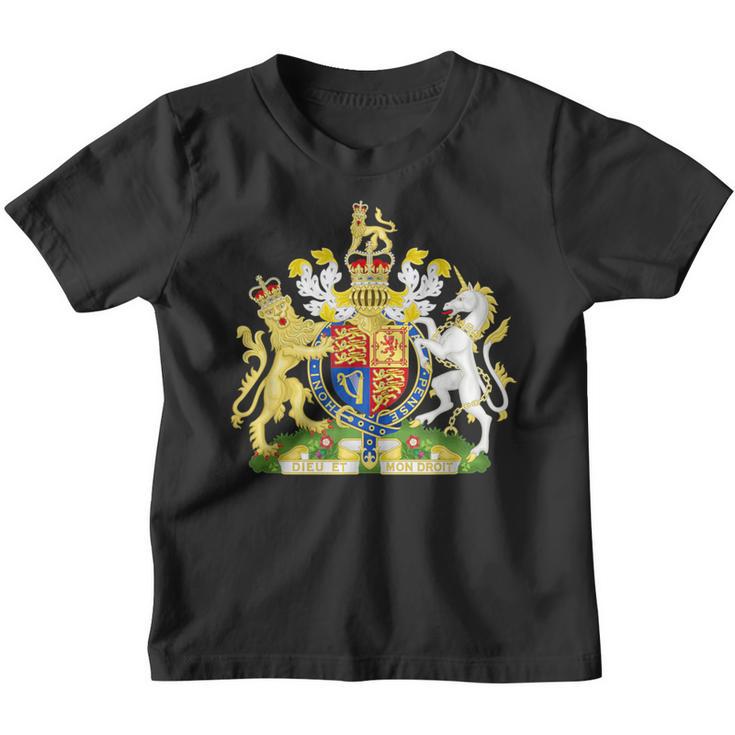 England Crest Flag Souvenir London Kinder Tshirt