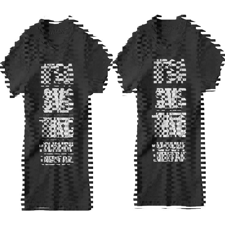 Es Una Cosa De Los Sims No Lo Entenderías Sims Divertidos Camiseta niño