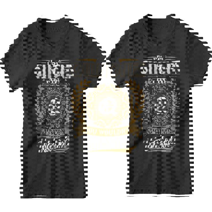 Es Una Cosa De Quinones Que No Entenderías Nombre Clásico Camiseta niño