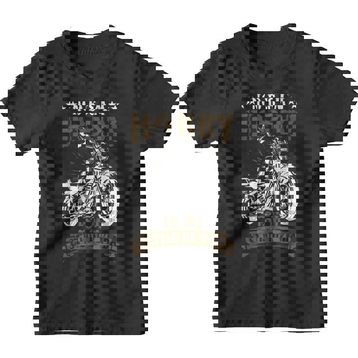 Estilo Deida En Moto Biker Motero Motoristas Camiseta niño Regaloses