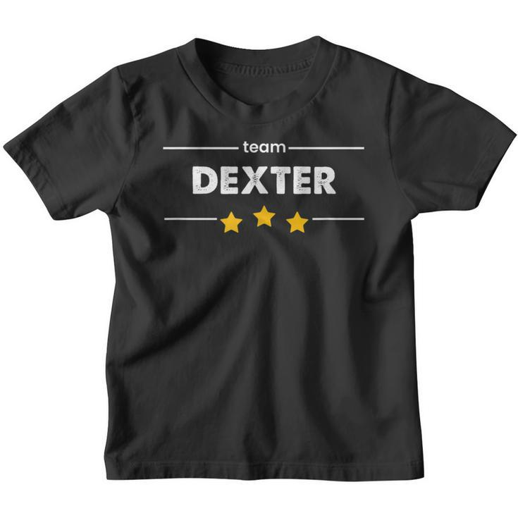 Family Name Surname Or First Name Team Dexter Youth T-shirt