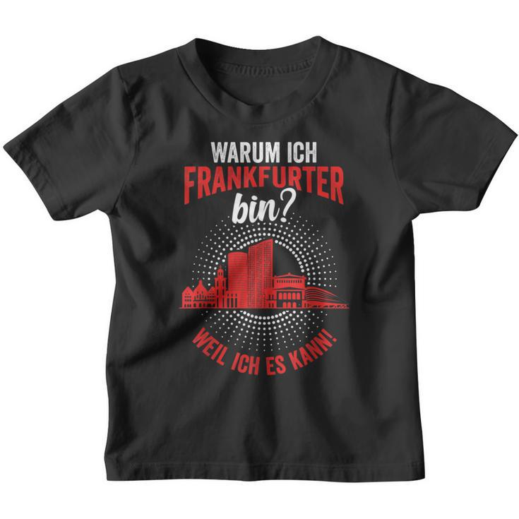 Frankfurt Skyline Bembel Frankfurt Handkäs Kinder Tshirt
