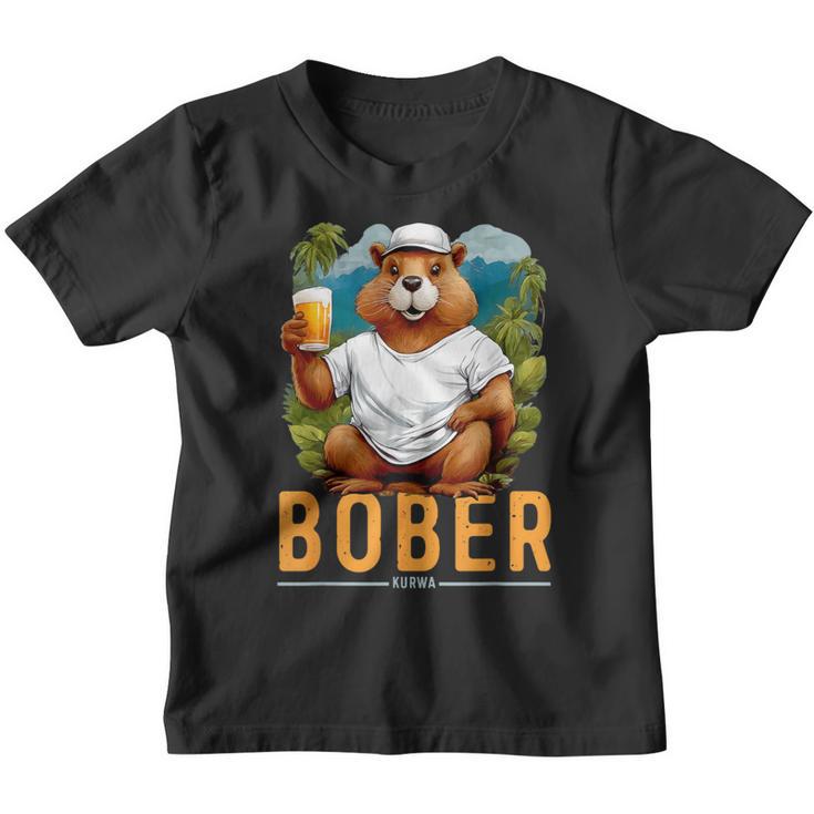 Bober Bóbr Kurwa Polish Bober Kurwa Bobr Kinder Tshirt