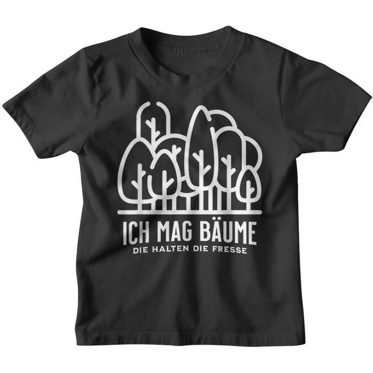 Ich Mag Bäume Die Fresse Kinder Tshirt