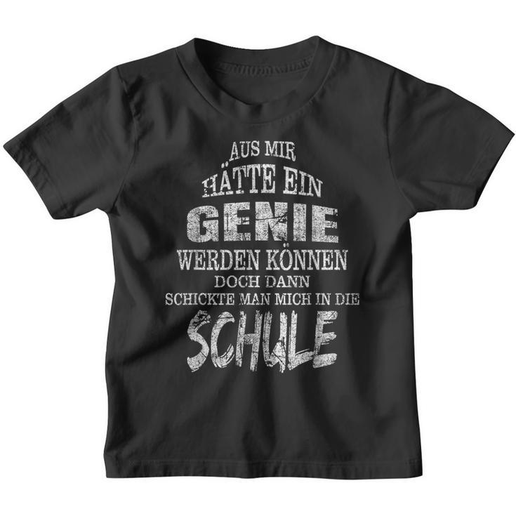 Slogan For Students And Students School Genie Kinder Tshirt