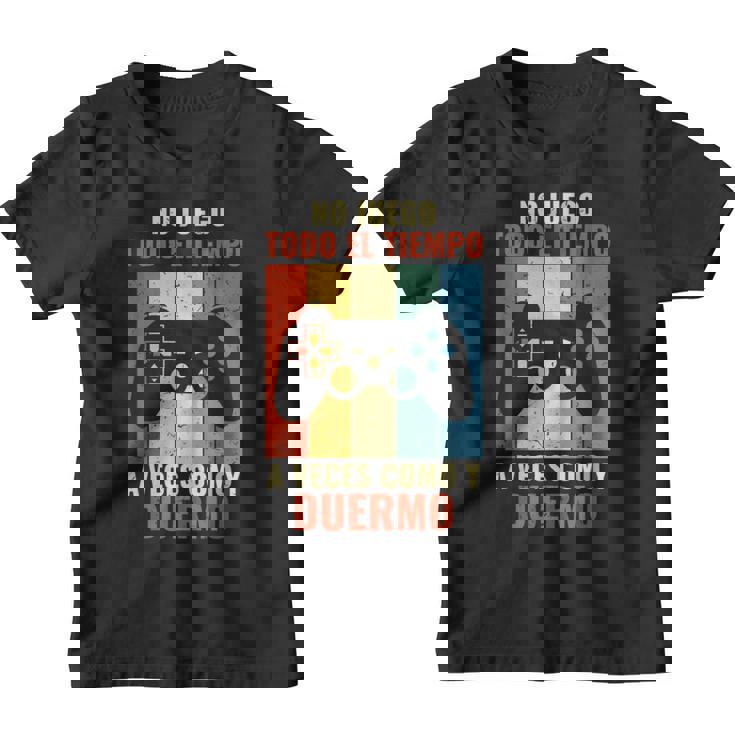 Gaming No Juego Todo El Tiempo Gamerideojuegos Camiseta niño
