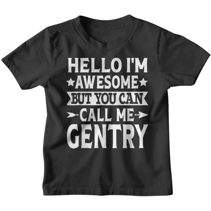 Gentry Surname Call Me Gentry Team Family Last Name Gentry Youth T-shirt