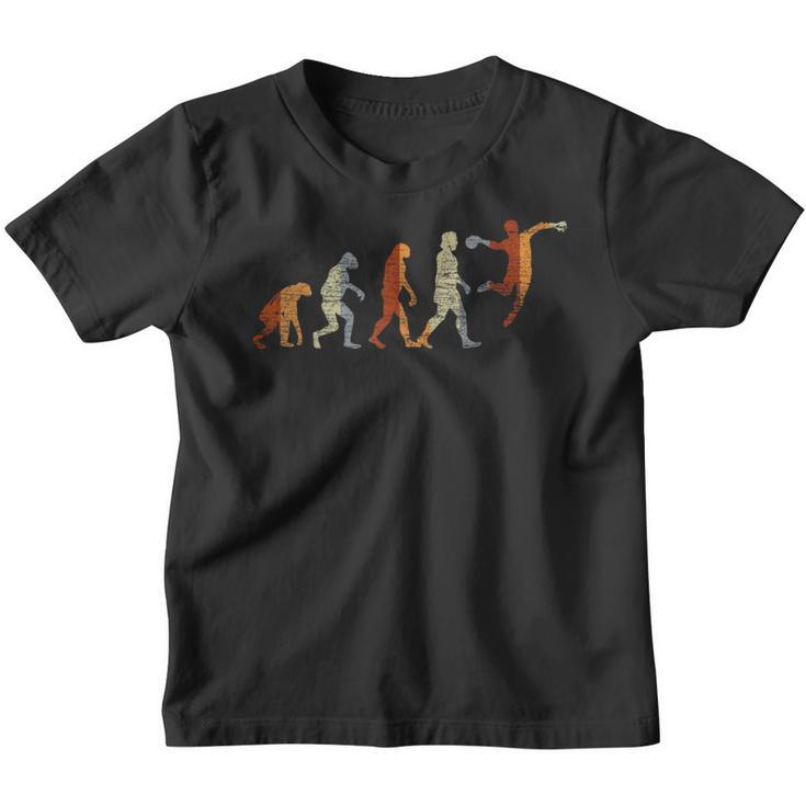 For Handball Player Evolution Handball Kinder Tshirt