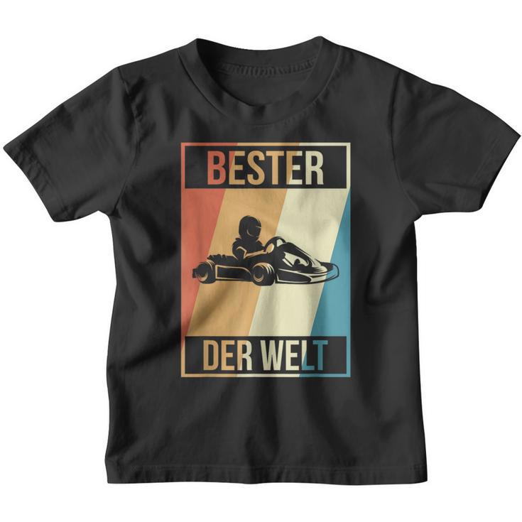 Go Kart Racing Driver Gokart Motorsport Best Kart Driver Kinder Tshirt