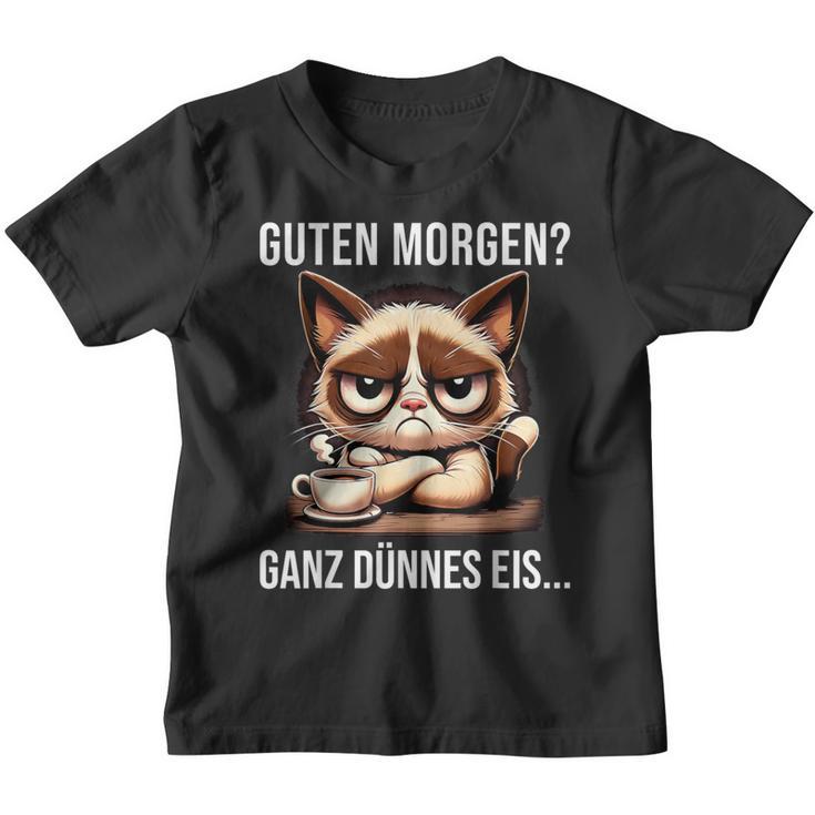 Guten Morgen Ganz Dünne Eis Sayings Kinder Tshirt