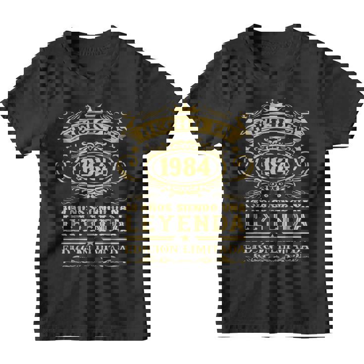Hecho En 1984 Cumpleaños 40 Años Siendo Una Leyenda Camiseta de