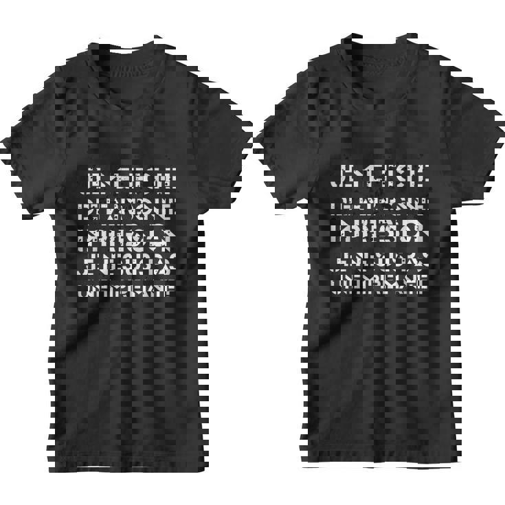 Homme Humour Je Me Fiche De Faire Bonne Impression Youth T-shirt