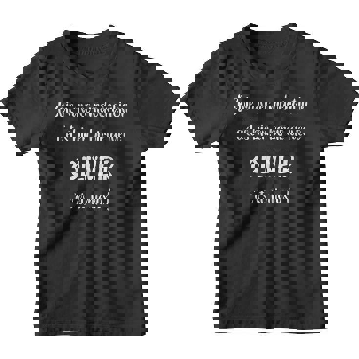 Homme Super Olivier Apéro Humoristique Boire Avec Olivier Youth T-shirt