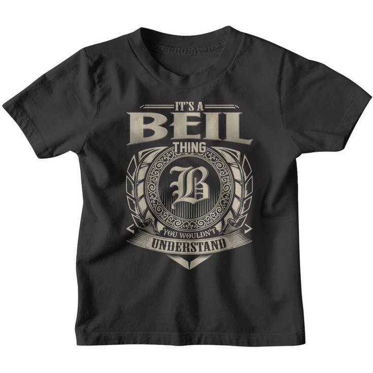 It's A Beil Thing You Wouldn't Understand Name Vintage Youth T-shirt