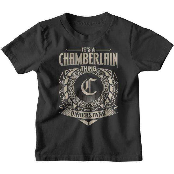 It's A Chamberlain Thing You Wouldnt Understand Name Vintage Youth T-shirt