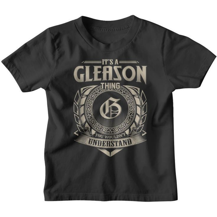 It's A Gleason Thing You Wouldn't Understand Name Vintage Youth T-shirt