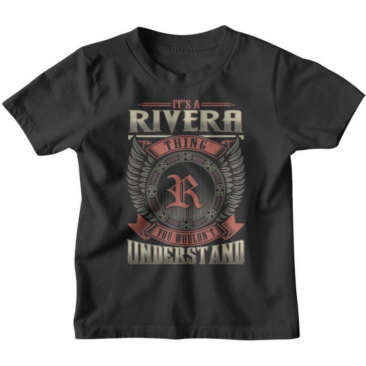 It's A Rivera Thing You Wouldn't Understand Family Name Youth T-shirt