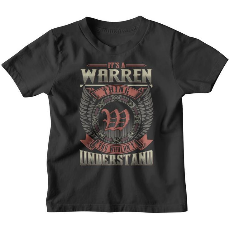 It's A Warren Thing You Wouldn't Understand Family Name Youth T-shirt