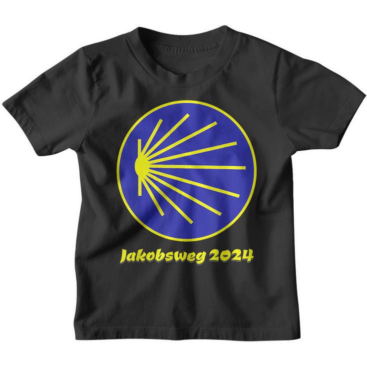 Jakobsweg 2024 Pilgrim Shell Kinder Tshirt