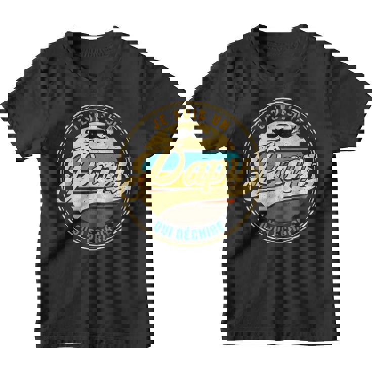 Je Suis Un Papy Qui Dèchire Papi Grand-Pere Youth T-shirt