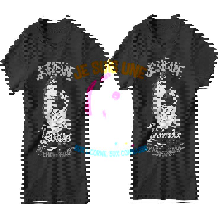 Je Suis Une Licornasse 50 Licorne 50 Connasse Humour Fée Youth T-shirt
