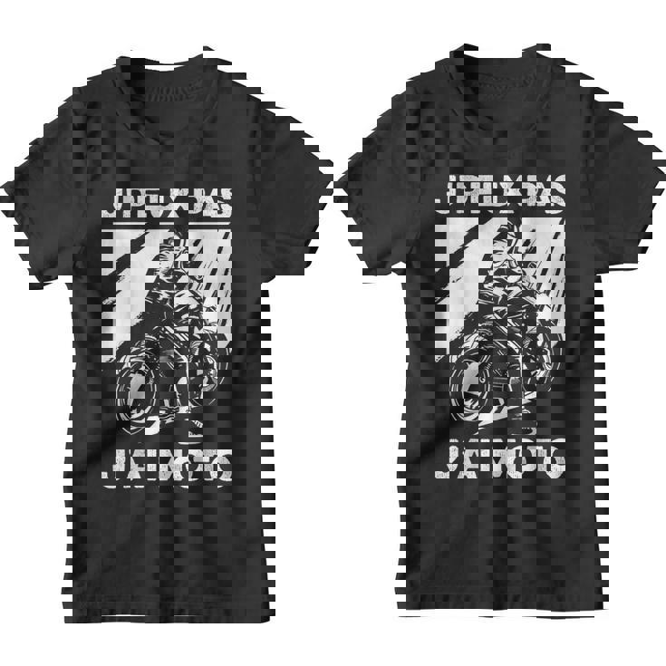 J'peux Pas J'ai Moto Humour Moto Cross Youth T-shirt