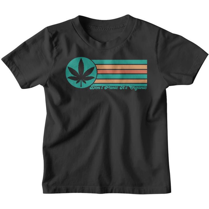 Keine Panik Es Ist Bio Cannabis Marijuana Kinder Tshirt