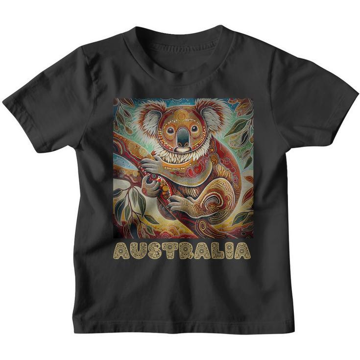 Kunst Der Australischen Aborigines Kinder Tshirt