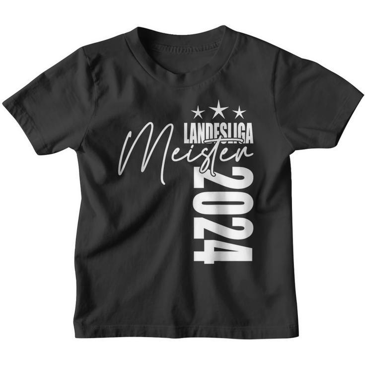 Landesliga Champion 2024 Rise League Motifs Fun Kinder Tshirt