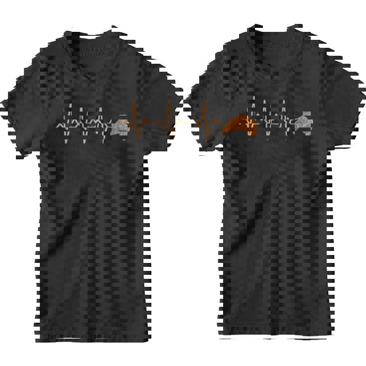 Latido Del Corazón De Croissant Kawaii Camiseta niño