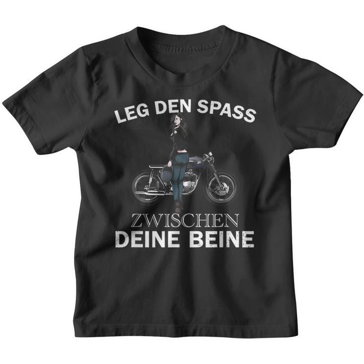 Leg Den Spass Zwischen Deine Beine Kinder Tshirt