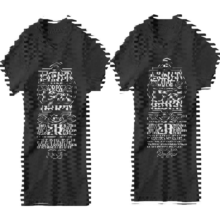 Legends Were Born 1978 Kinder Tshirt