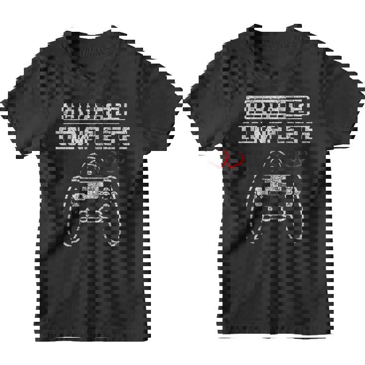 Level 2 Complete Segundo Aniversario Boda Parejas Dos Años Camiseta niño