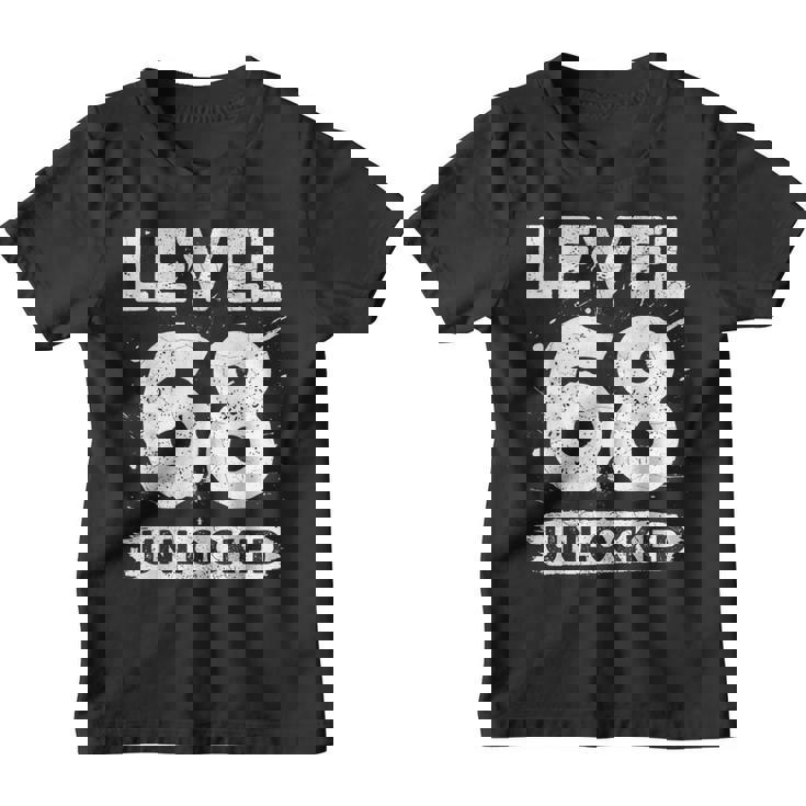 Level 68 Unlocked 68 Aniversario De Boda 68 Años Camiseta niño