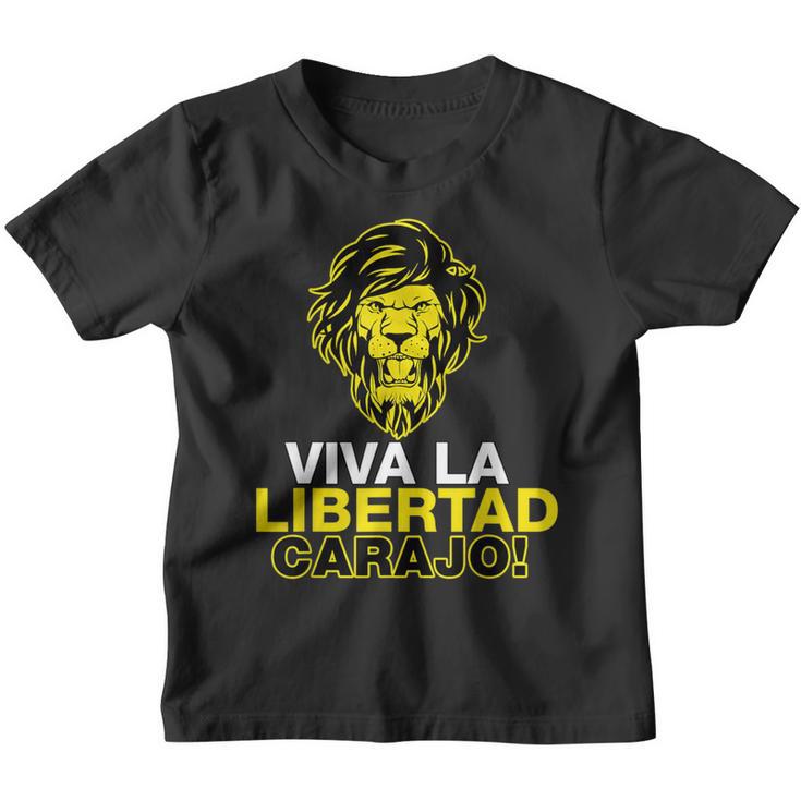 Libertarianismiva La Libertad Carajo Milei President Kinder Tshirt